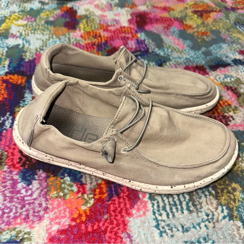 Hey Dude Taupe Women's Slip-On Loafers